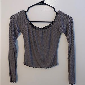 off the shoulder long sleeve